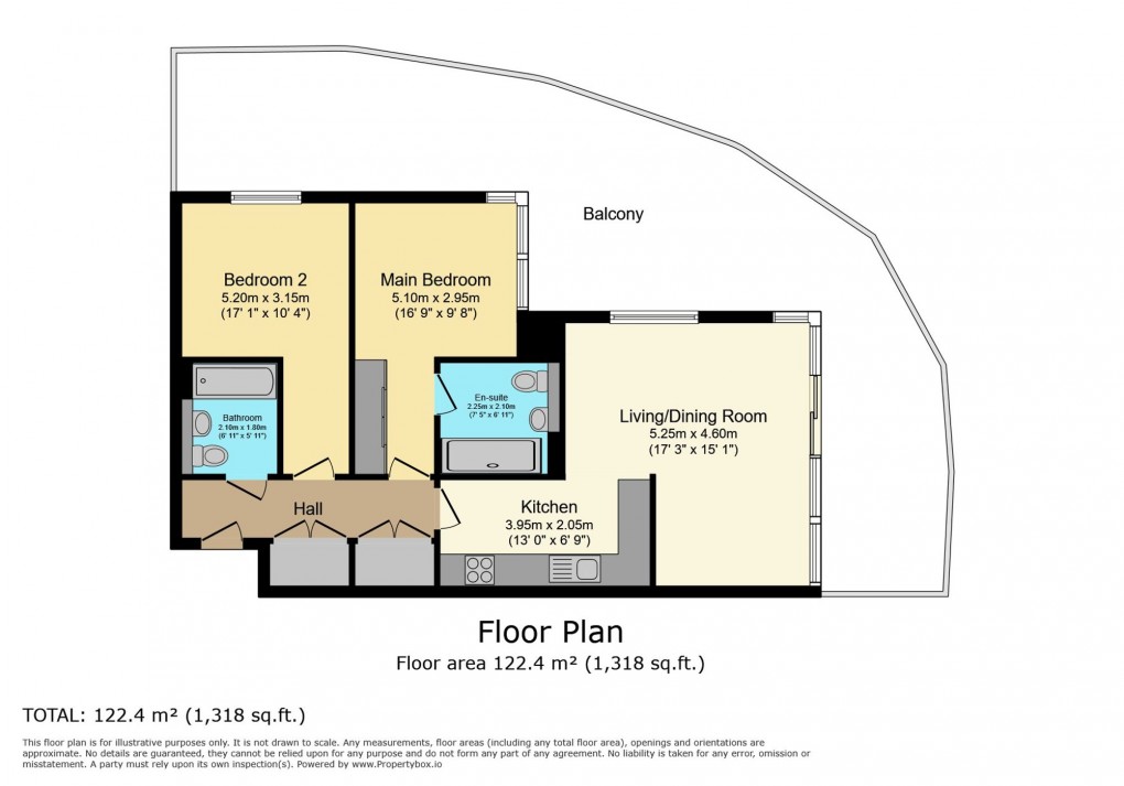 Floorplan for Flagstaff Road, Reading, RG2