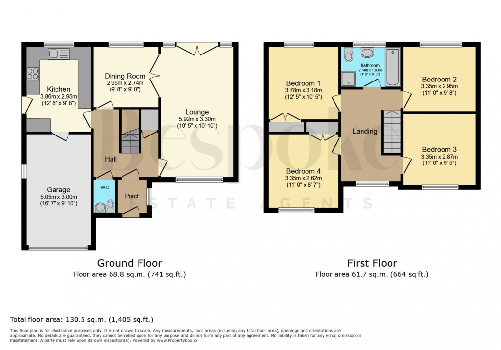 Floorplan for Vickers Close, Shinfield, RG2