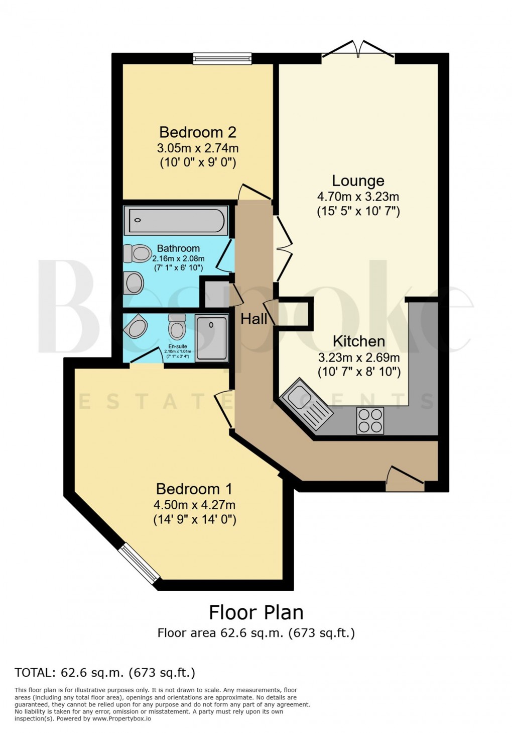 Floorplan for Iliffe Close, Reading, RG1