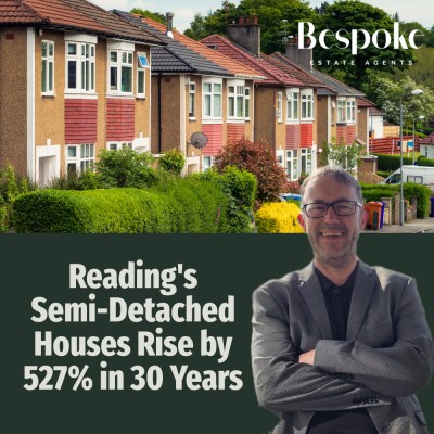 Reading Semi-Detached Houses Rise 527% in 30 Years | Bespoke Estate Agents