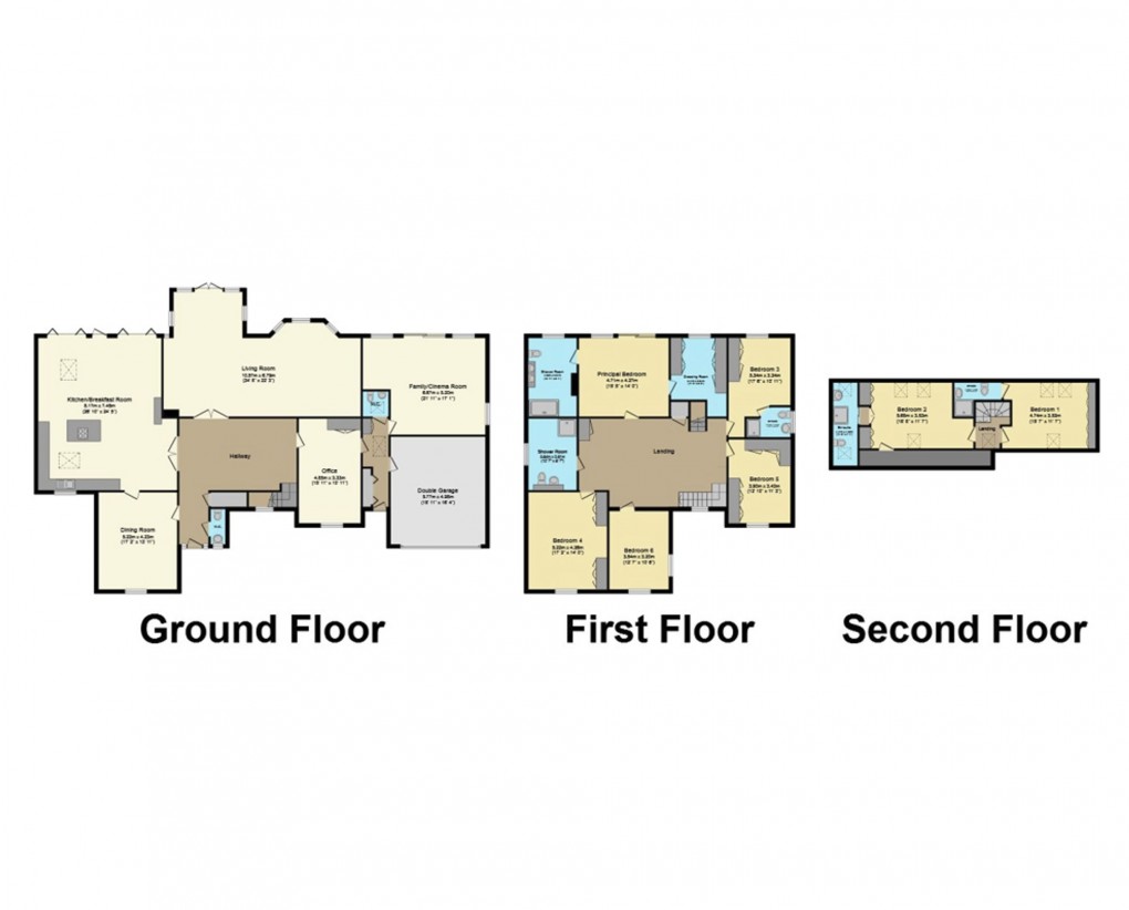 Floorplan for Oakside Way, Shinfield, RG2